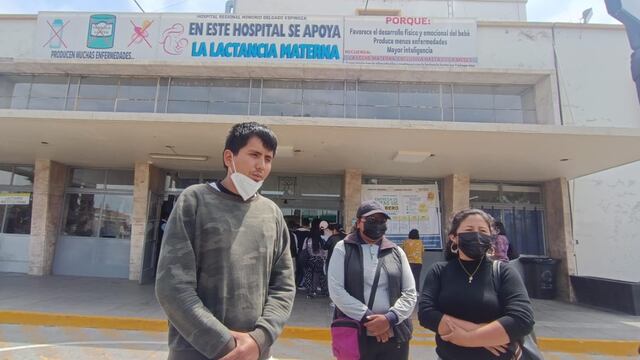 Arequipa: Padre pide explicación a hospital Honorio Delgado Espinoza por muerte de recién nacido (EN VIVO)