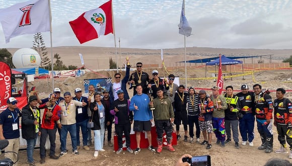 Evento deportivo en Tacna reunió a más de medio centenar de moteros de todo el país