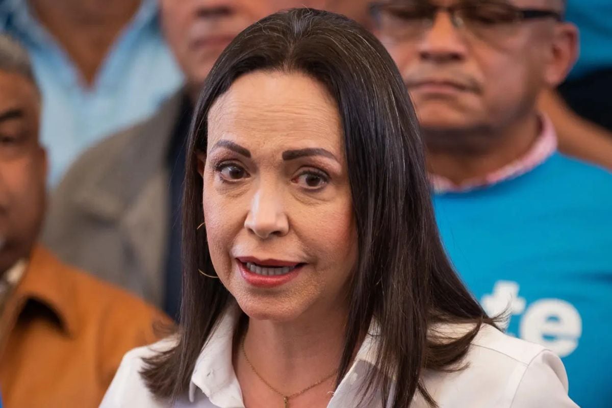 La dirigente opositora destacó el papel de las familias y afirmó que la liberación envía una señal contra la injusticia. Foto: EFE/ Rayner Peña R.