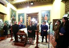 Dina Boluarte acudió a velorio de excanciller Ana Cecilia Gervasi