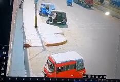 Ica: robo de mototaxi en mercado Santo Domingo fue captado por cámaras de seguridad