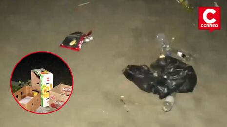 Bañistas dejaron gran cantidad de basura en playa Agua Dulce tras celebraciones de Año Nuevo (VIDEO)