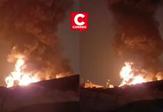 Ventanilla: Reportan incendio en un almacén en el Parque Industrial de Pachacútec