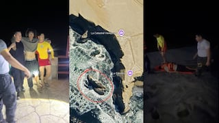 Pisco: Marina de Guerra y Policía Nacional salvan a dos parapentistas en islote rocoso de Paracas