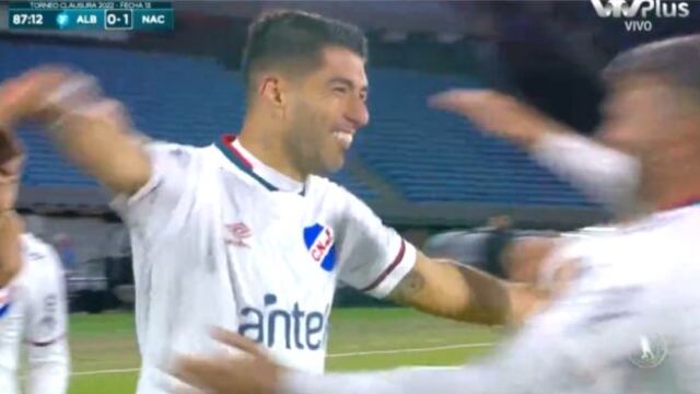 Luis Suárez anotó golazo: así definió para hacer ganar a Nacional ante Albion (VIDEO)
