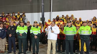 Ministro Juan Santiváñez en operación policial Retorno Seguro, en Arequipa