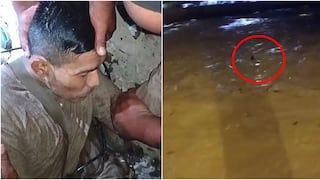 Nasca: vecinos rescatan con vida a hombre arrastrado por el río Tierras Blancas