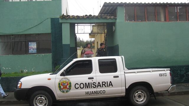 Ladrones fugan de la comisaría de Huánuco