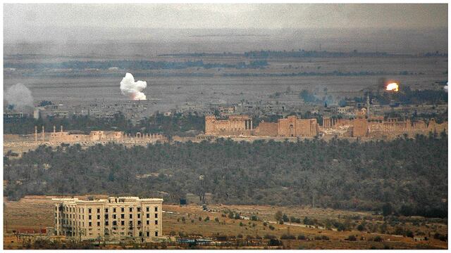 Siria: Ejército toma la ciudadela de Palmira, minada por el Estado Islámico (VIDEO)