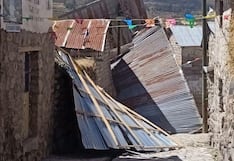 Arequipa: Fuertes vientos desprenden techos de calamina en Pampamarca