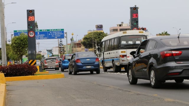Callao: multarán a conductores que superen los 50 km/h en avenidas