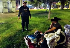 Trujillo: Retiran a mujer que descansaba en el óvalo La Marina