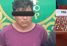 Chincha: cae presunto extorsionador con explosivos, ketes de marihuana y cocaína