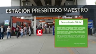 Línea 1 del Metro de Lima cerró cinco estaciones tras caída de una persona a las vías