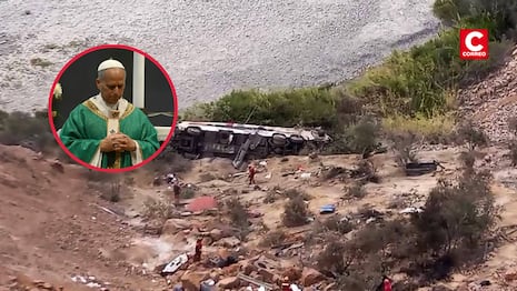 Papa León XIV expresa su pesar por accidente de bus que dejó 37 muertos en Ocoña