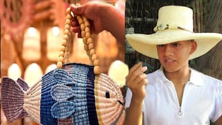 Talento piurano de Vichayal a Shanghái con su arte de tejido de junco