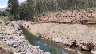 Huancavelica: Luego de cinco años de ejecución, defensa ribereña del río Sicra recién tiene un avance físico de 30.49 %