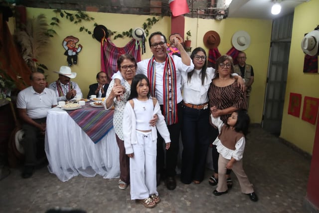 Roberto Sánchez: así fue el desayuno electoral junto a su familia en Huaral (Fotos: Jesús Saucedo/GEC)