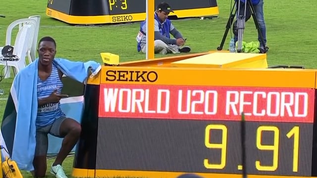 ¿Nace un “nuevo Bolt”?: Letsile Tebogo rompió un récord en los 100 metros en el Mundial Sub-20
