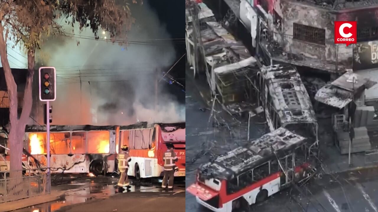 Chile: accidente en Santiago deja siete muertos tras choque durante una presunta persecución policial. Composición: Diario Correo.