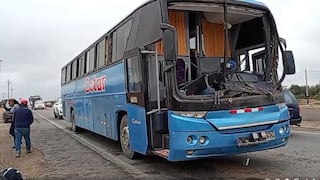 Tacna: Bus interprovincial con 30 pasajeros choca contra volquete por alcance