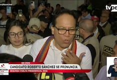 Roberto Sánchez tras resultados de boca de urna: “Siempre han puesto por debajo a quienes finalmente ganaron”