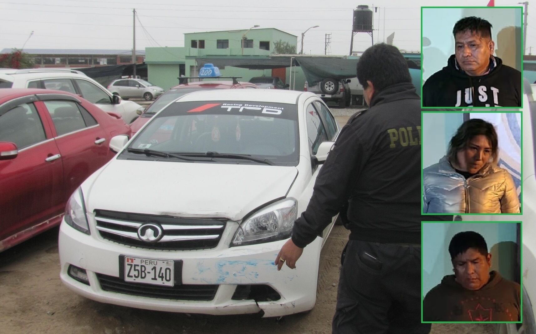 Vehículo utilizados por los tres miembros de la banda "Los rápidos de Charly" se halla incautado por orden de fiscal