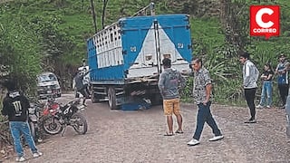 Joven madre muere atropellada en Oxapampa