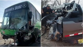 Tragedia en Semana Santa en Pisco: choque entre bus y camioneta deja un muerto