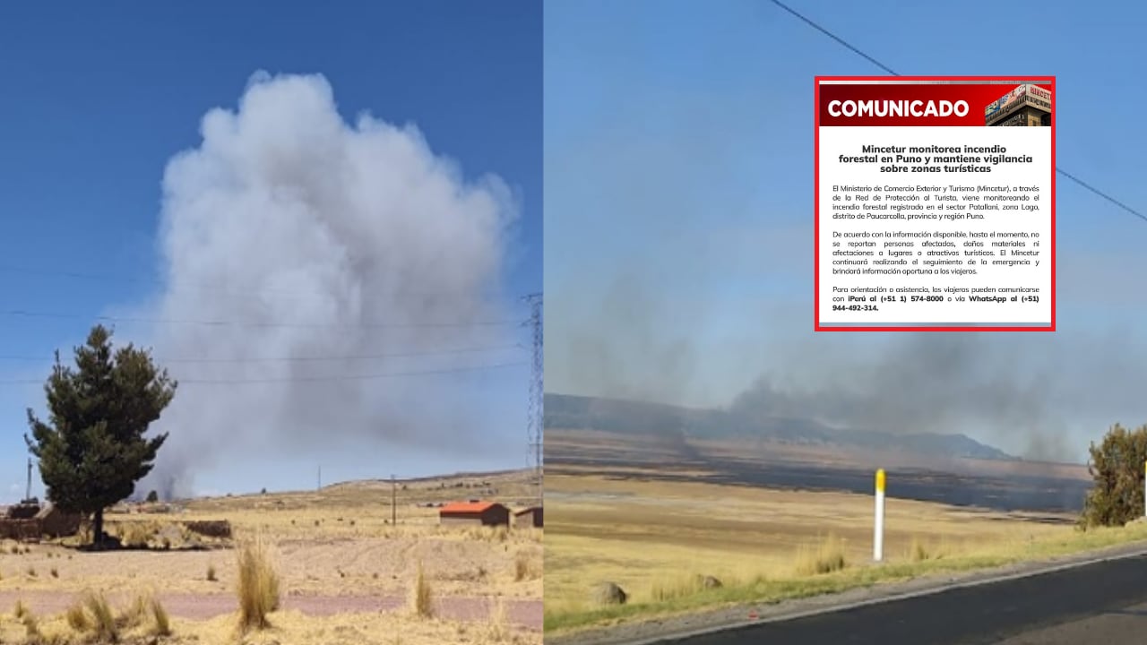 La cartera de Turismo aseguró que continuará vigilando la situación y comunicará cualquier eventualidad a los viajeros.