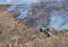 La Libertad: Controlan incendio forestal en zona arqueológica