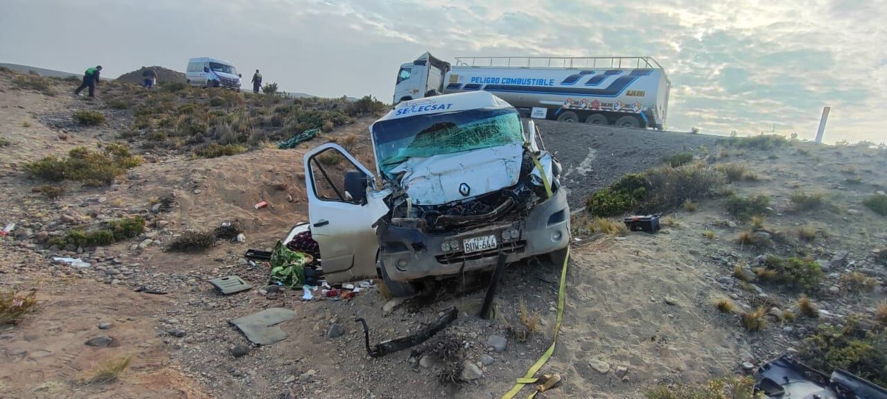 Accidente en la carretera de penetración a Arequipa. (Foto: GEC)