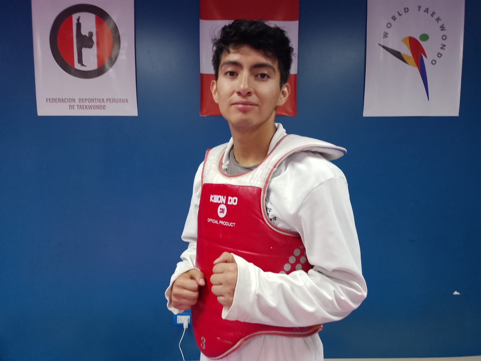 Deportista de Arequipa se encuentra en China. Foto: Cortesía.