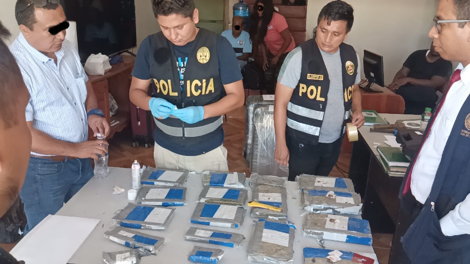 La Policía ha detenido a 174 personas por el delito de tráfico ilícito de drogas y 21 ingresaron al penal