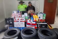 Ica: detienen a sujeto por presunto hurto de repuestos valorizados en S/30 mil