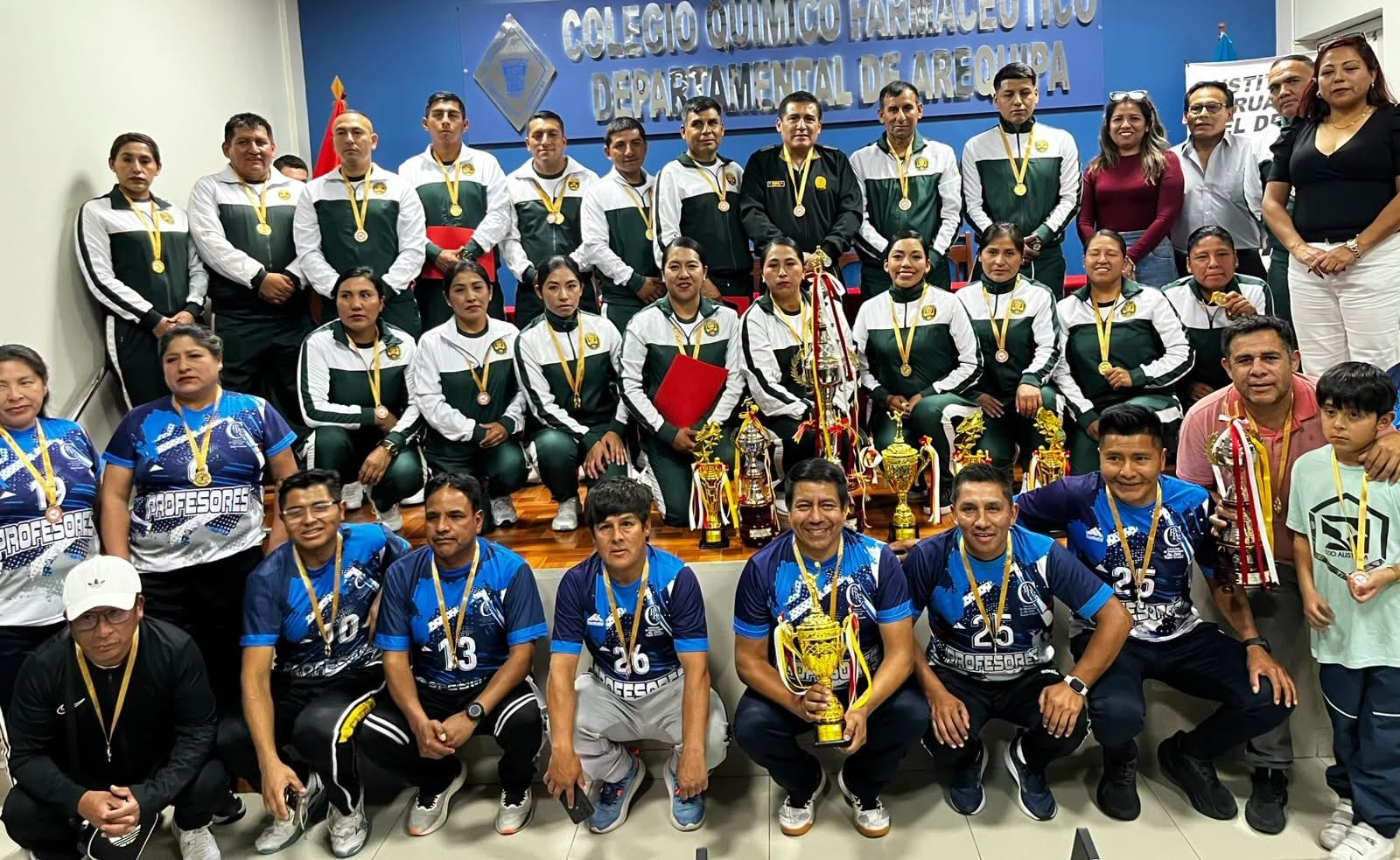 PNP es campeón en la Etapa Regional de los XXIV Juegos Nacionales Deportivos Laborales 2026, en Arequipa. Foto: Entretiempo.