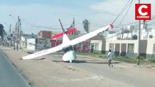 Pisco: Avioneta de instrucción se estrella en San Andrés y deja dos heridos (VIDEO)