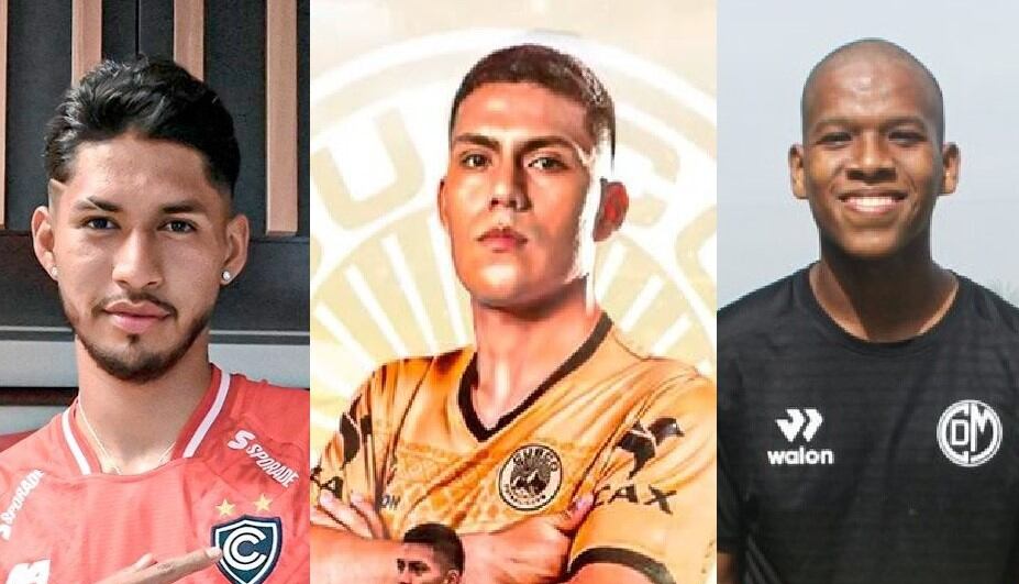 Se trata del portero Jefferson Nolasco, lateral izquierdo Alfonso Yóvera y el volante Eslyn Correa.