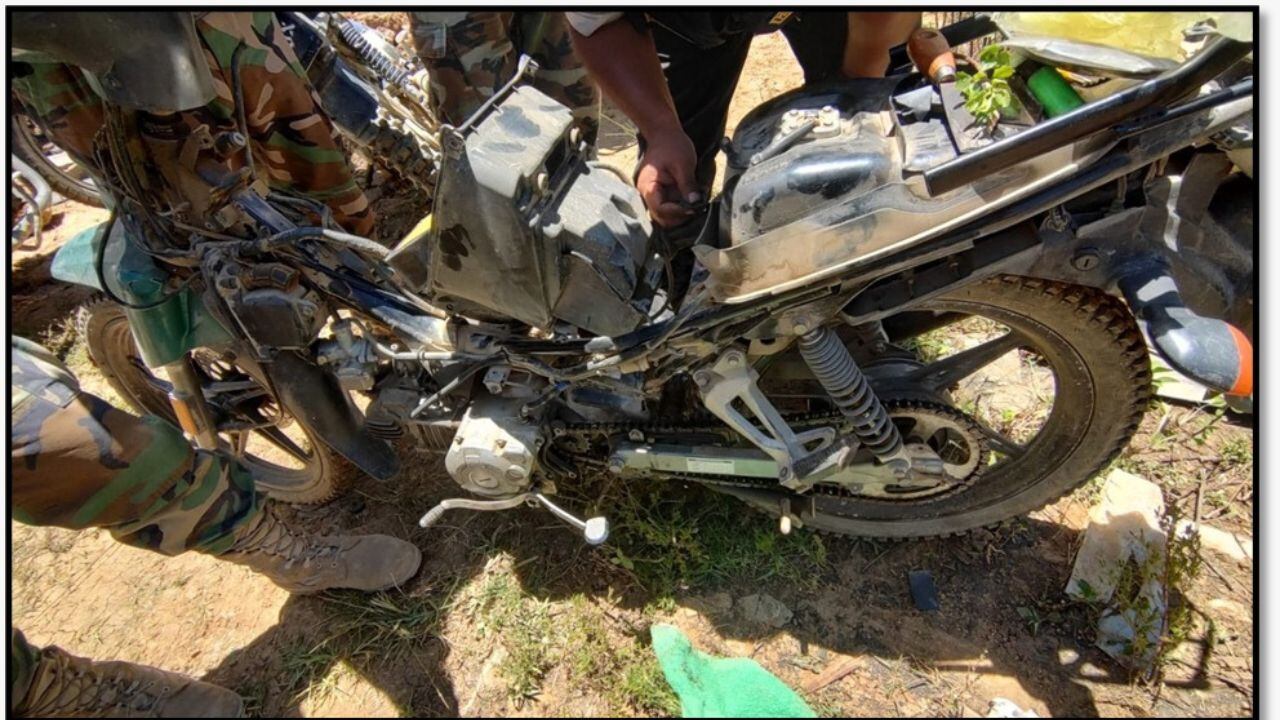 Vehículo se encontró al interior de un taller de mecánica del sector Zarumilla, en el distrito de Pataz.