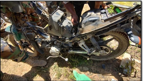 Vehículo se encontró al interior de un taller de mecánica del sector Zarumilla, en el distrito de Pataz.