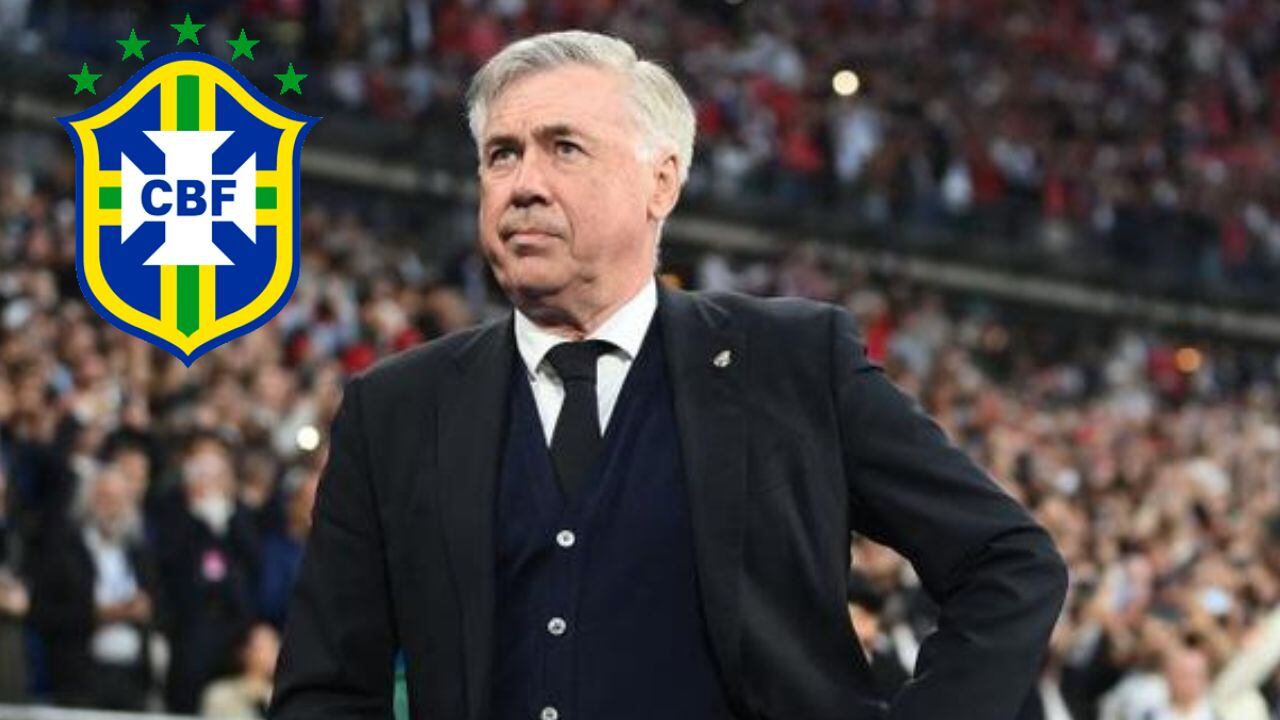 Desde Brasil afirman que Carlo Ancelotti será nuevo DT de la 'Canarinha'. (Foto: composición EC)