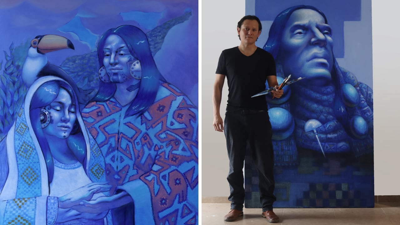 La muestra reúne 32 obras entre pinturas y dibujos que dialogan con la memoria, la identidad y el imaginario andino. La exposición se exhibirá en la Galería de Arte Limaq del Museo Metropolitano de Lima.