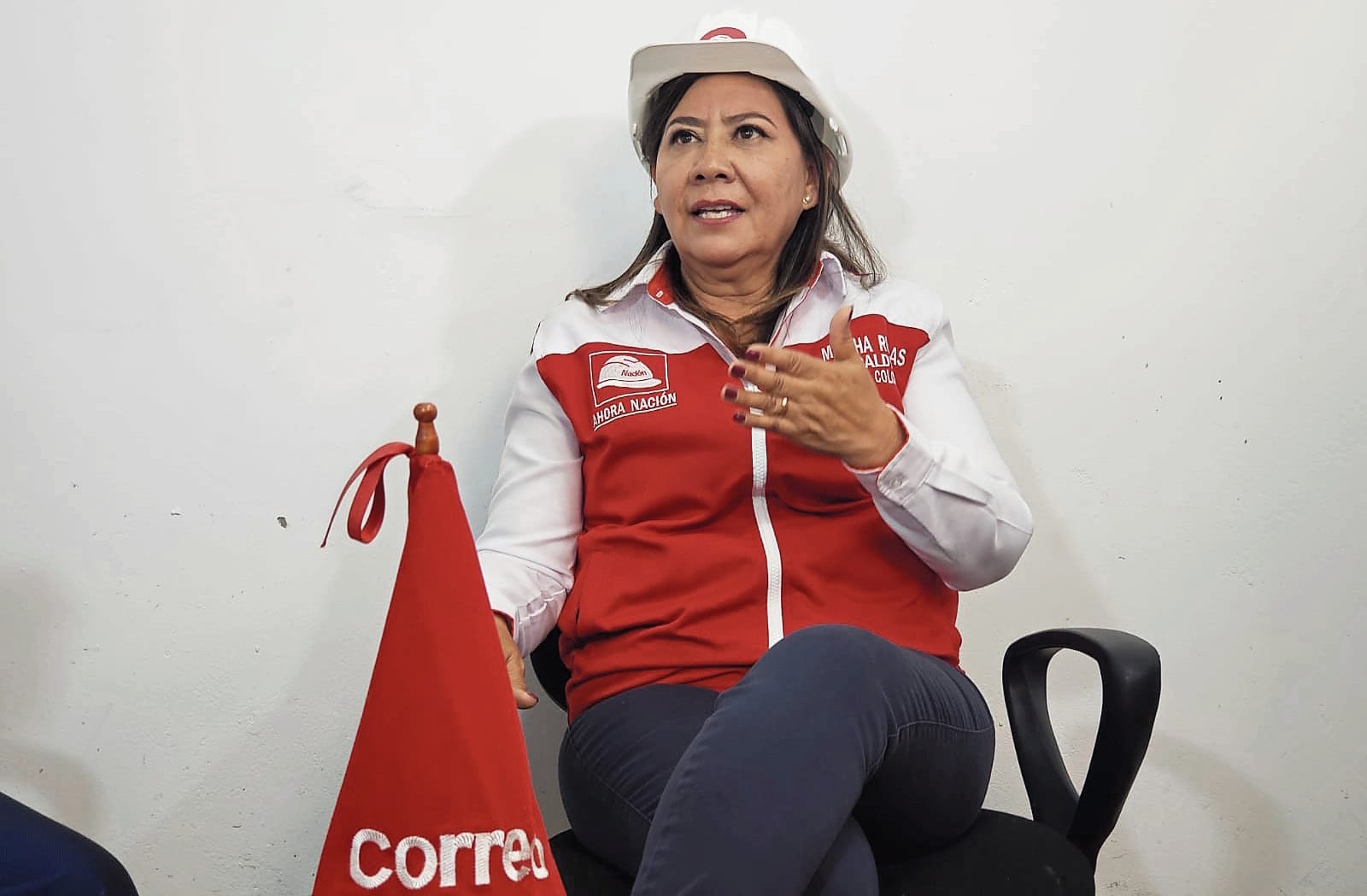 Mirtha Ruelas, candidata a la alcaldía de Cerro Colorado (Foto: Omar Cruz/@photo.gec)