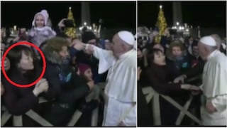 Papa Francisco sobre la mujer que lo tocó de manera brusca: “Perdí la paciencia” (VIDEO)
