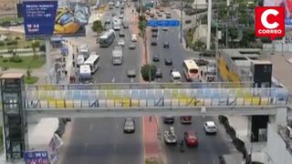 Callao inaugura puente peatonal para evitar accidentes en avenida Faucett