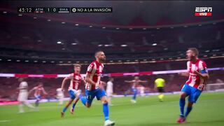 Atlético de Madrid vs. Real Madrid: Carrasco puso el 1-0 en el Wanda Metropolitano para los ‘rojiblancos (VIDEO)