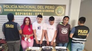 Trujillo: Intervienen a cuatro presuntos miembros del “Tren de Aragua”