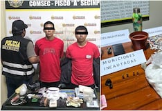 Pisco: operativos policiales incautan arsenal de drogas, municiones y explosivos en San Andrés
