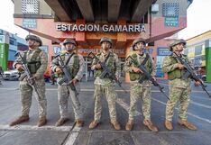 FF.AA. se despliegan en estaciones del tren