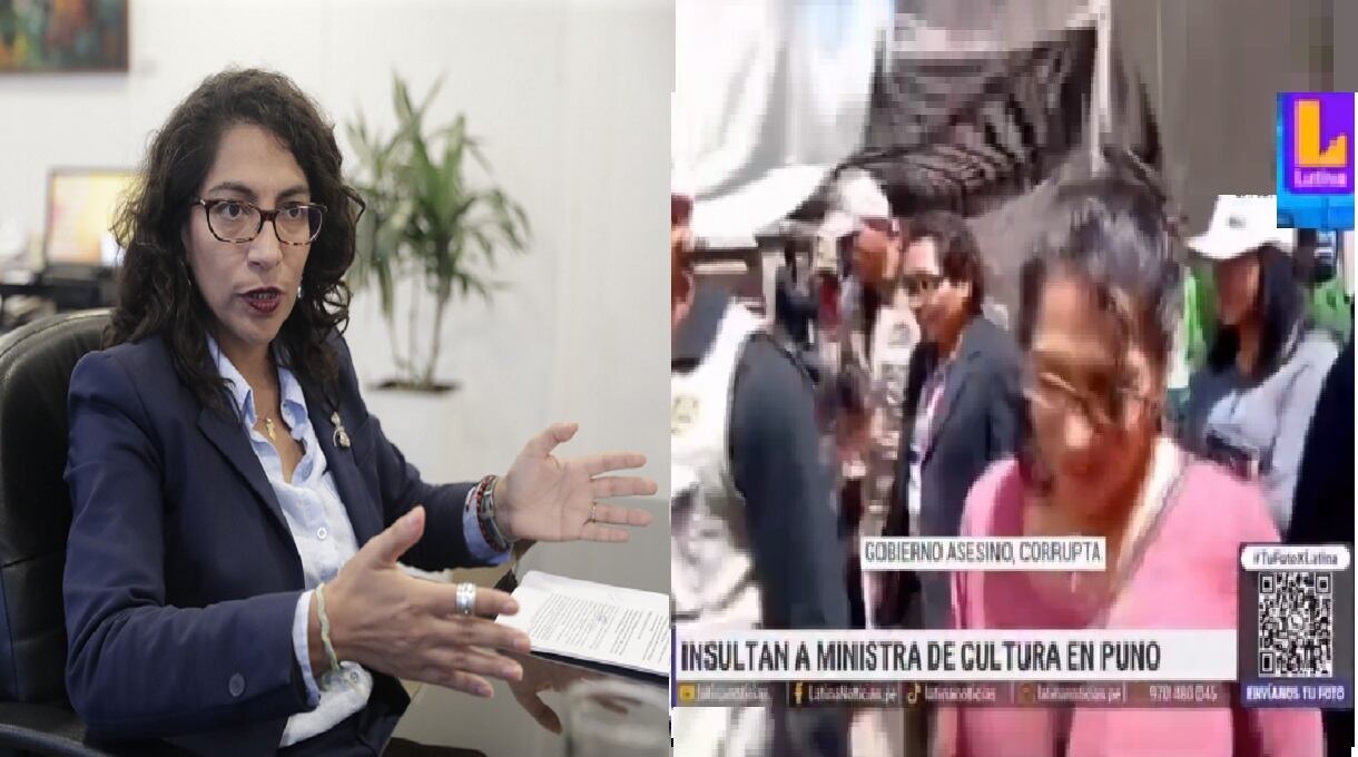 Ministra indicó que "hay que separar los temas”. (Foto: composición - Captura Latina TV)